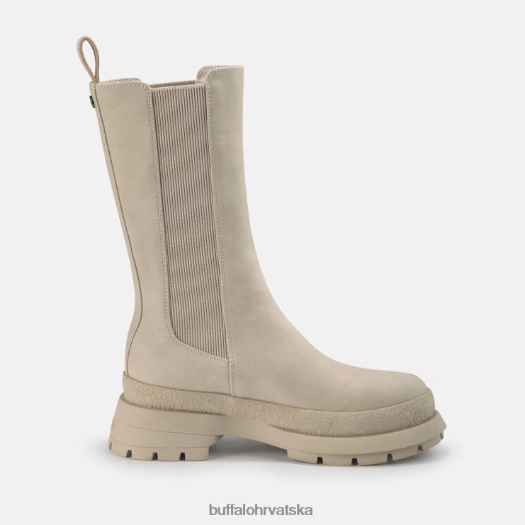 krema Buffalo sveja bootie flat vegan |čizme TDD6T695